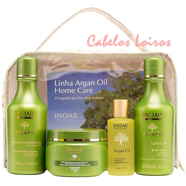 Resenha Kit Inoar Argan Oil Home Care Novembro 2024