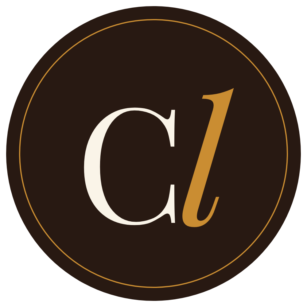 Monograma Cl da revista Cabelos Loiros